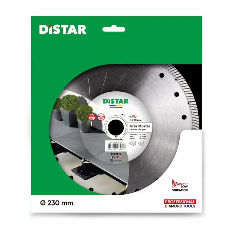 Disc cu acoperire din diamant 1A1R pentru gresie Gres Master d230x22,23/H