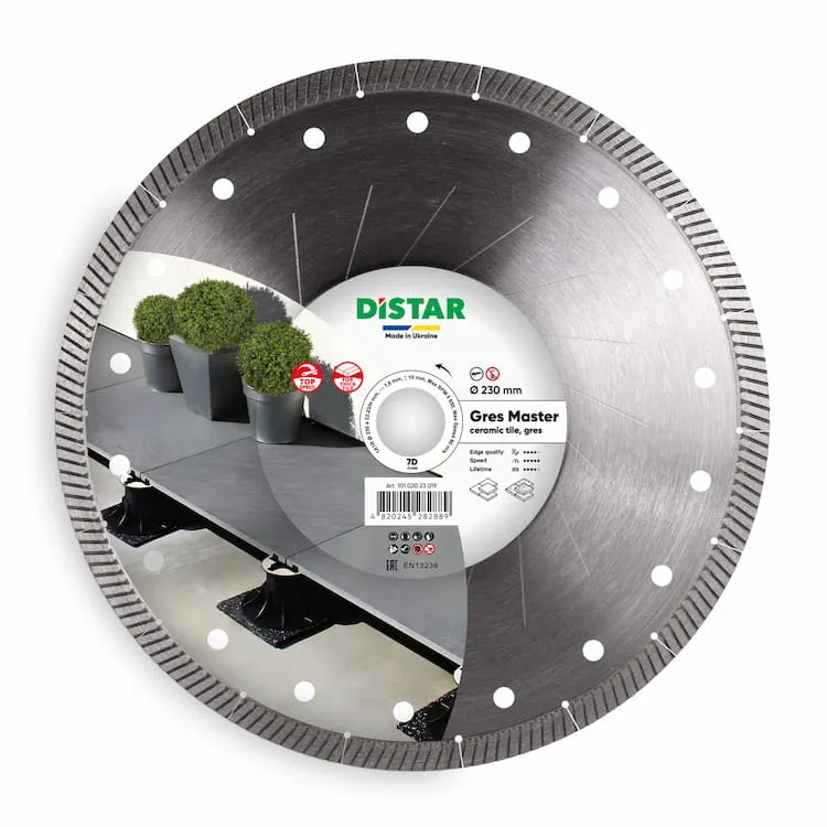 Disc cu acoperire din diamant 1A1R pentru gresie Gres Master d230x22,23/H