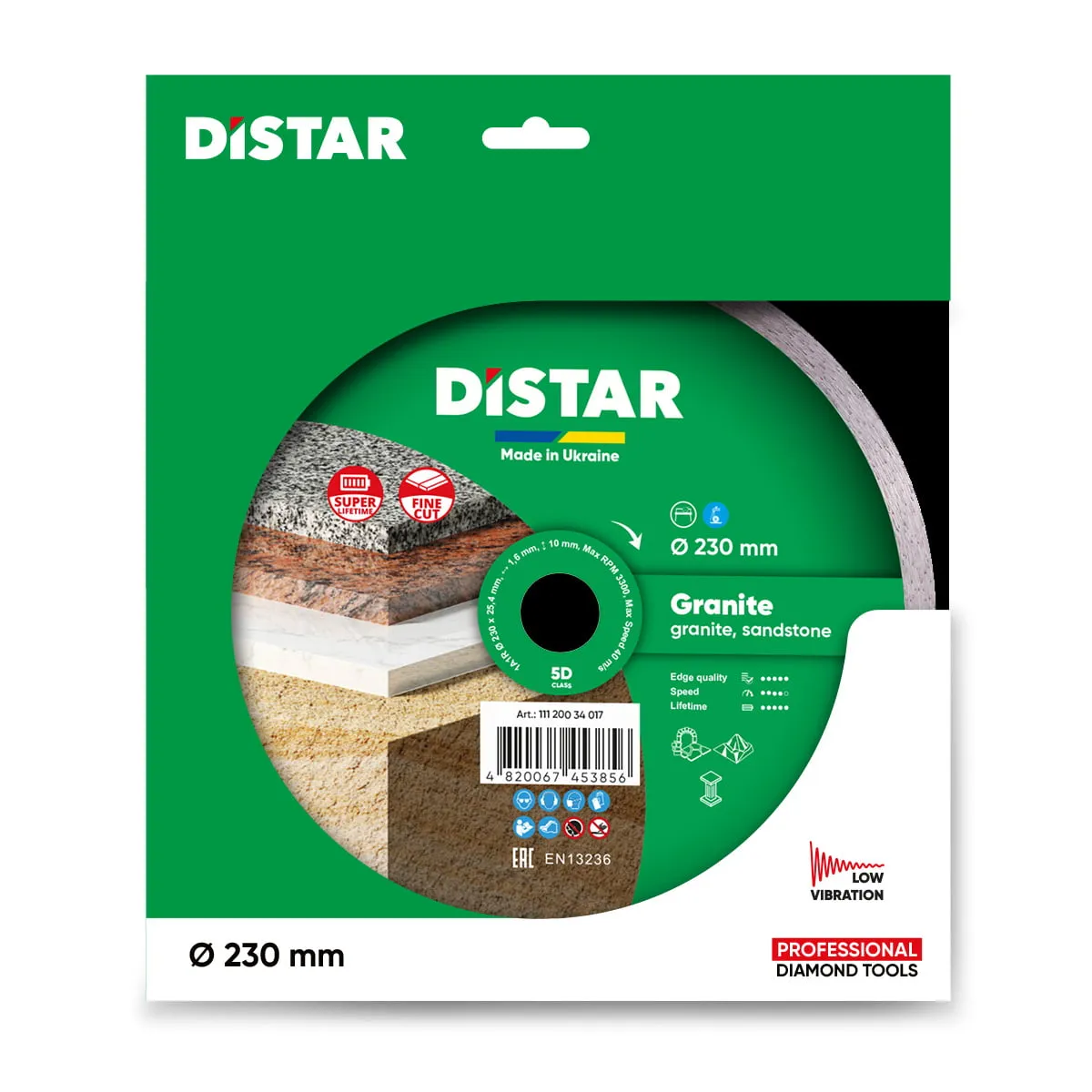 Disc diamantat 1A1R Granite d230