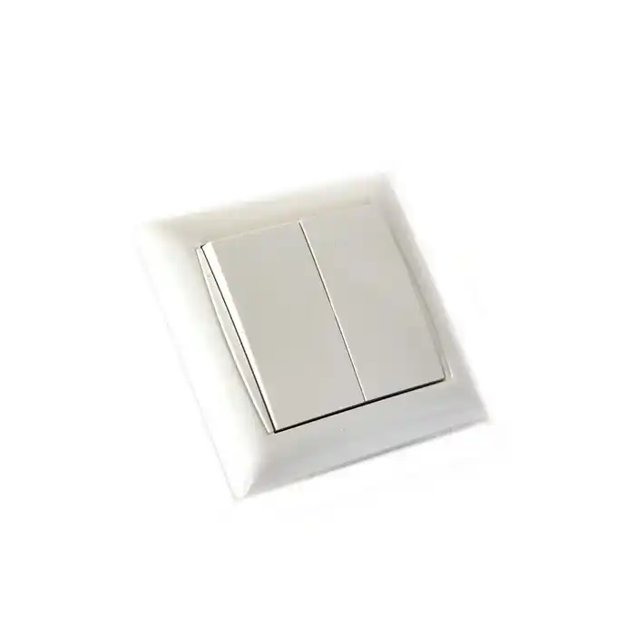 Двойной выключатель, ASTEL, Пластик..