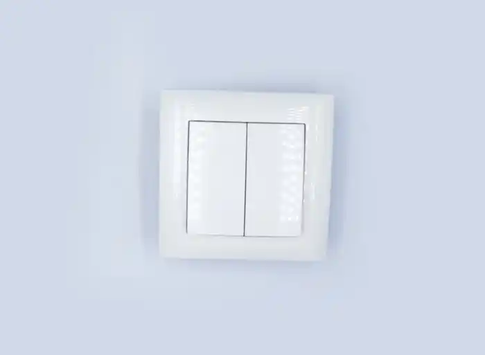 Выключатель, ASTEL, 2 отсеков, Белы..