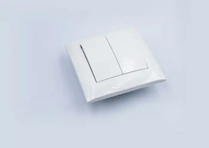 Выключатель, ASTEL, 2 отсеков, Белый, Пластик