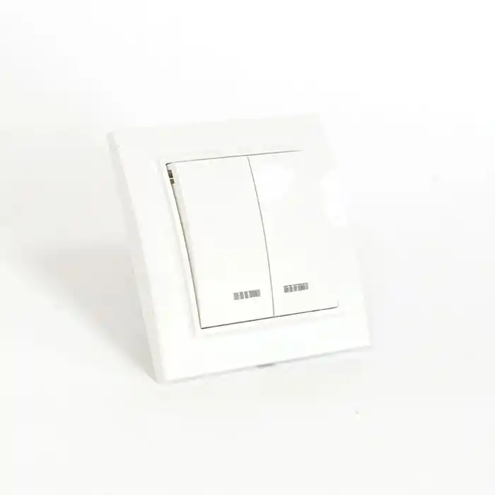 Двойной переключатель, ASTEL, Пласт..