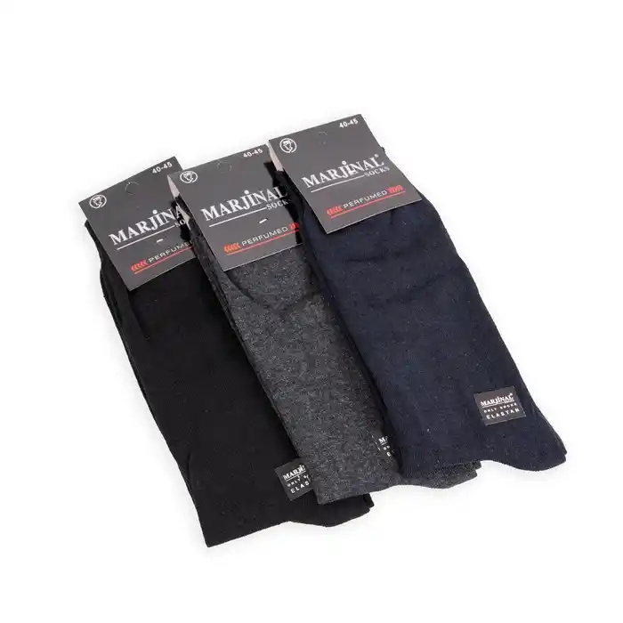 Мужские носки, MARGINAL, Средние, 40-45, Различные Цвета, 90%Хлопок/10%Эластан