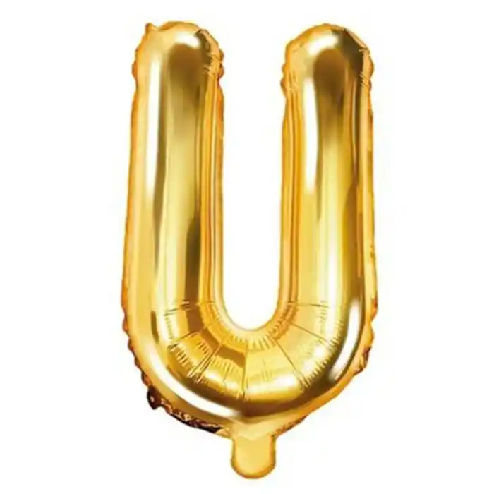 Надувные буквы 40 дюймов a-z 20 шт. Золотистый