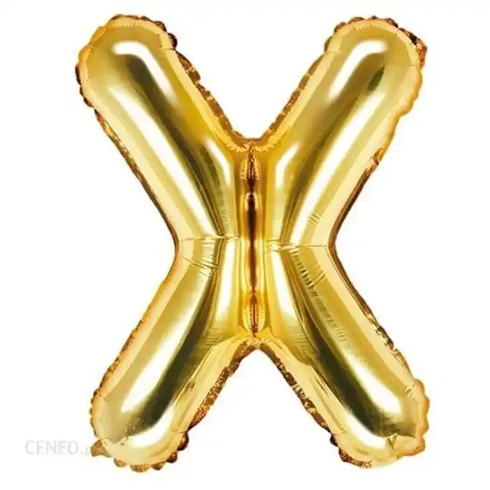 Надувные буквы 40 дюймов a-z 20 шт. Золотистый