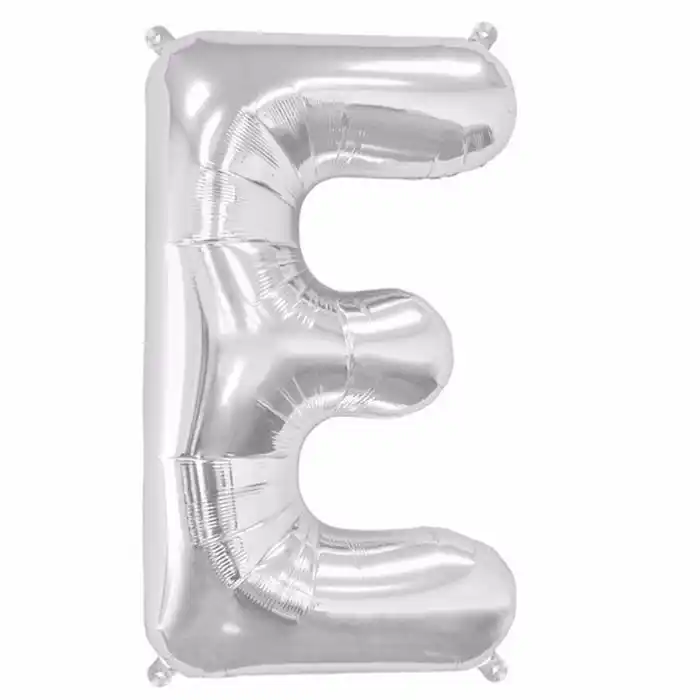 Купить  Воздушные шары из ПВХ - Надувные буквы 40 дюймов a-z 20 шт. Cеребрист..