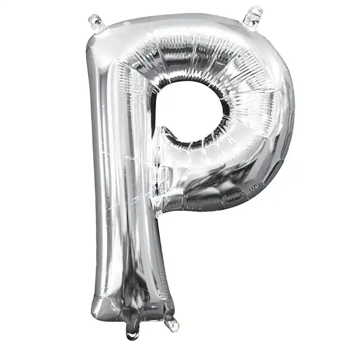 Купить  Воздушные шары из ПВХ - Надувные буквы 40 дюймов a-z 20 шт. Cеребрист..