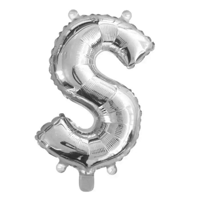 Купить  Воздушные шары из ПВХ - Надувные буквы 40 дюймов a-z 20 шт. Cеребрист..