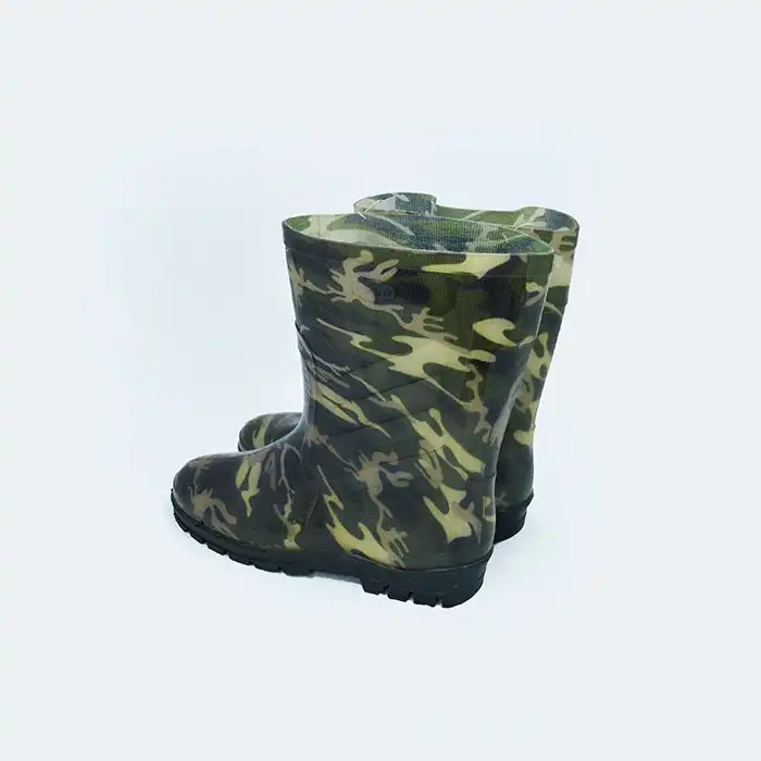 Резиновые сапоги 41, Маскировка, Экологичная резина, Резиновая Подошва