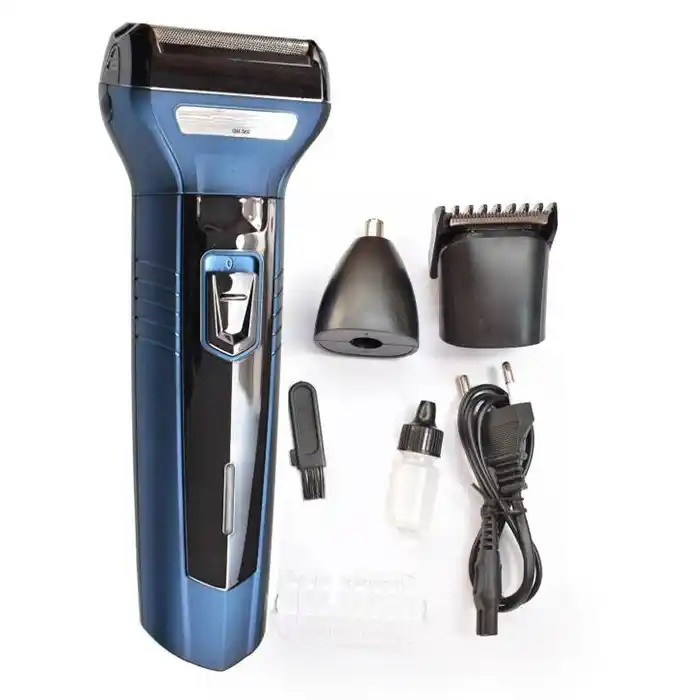 Машинка для стрижки, GEMEI, Синий, ..
