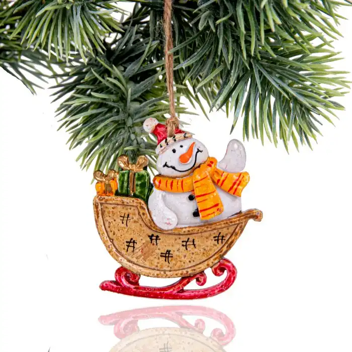 Рождественское украшение снеговик, GLOBAL CHRISTMAS