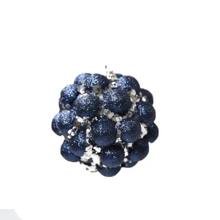 Cumpara  Bile de Crăciun - Новогодний шар, GLOBAL CHRISTMAS, Синий, 8см,..