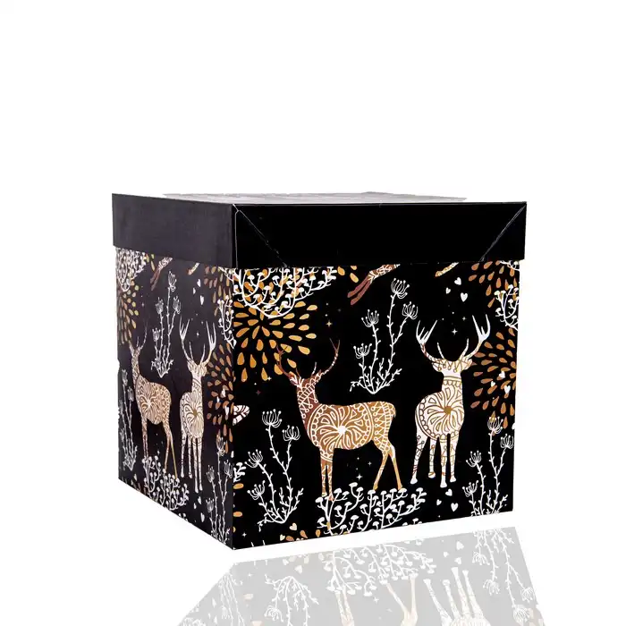 Подарочный пакет, GLOBAL CHRISTMAS, Рождество, Различные Цвета, 22cм