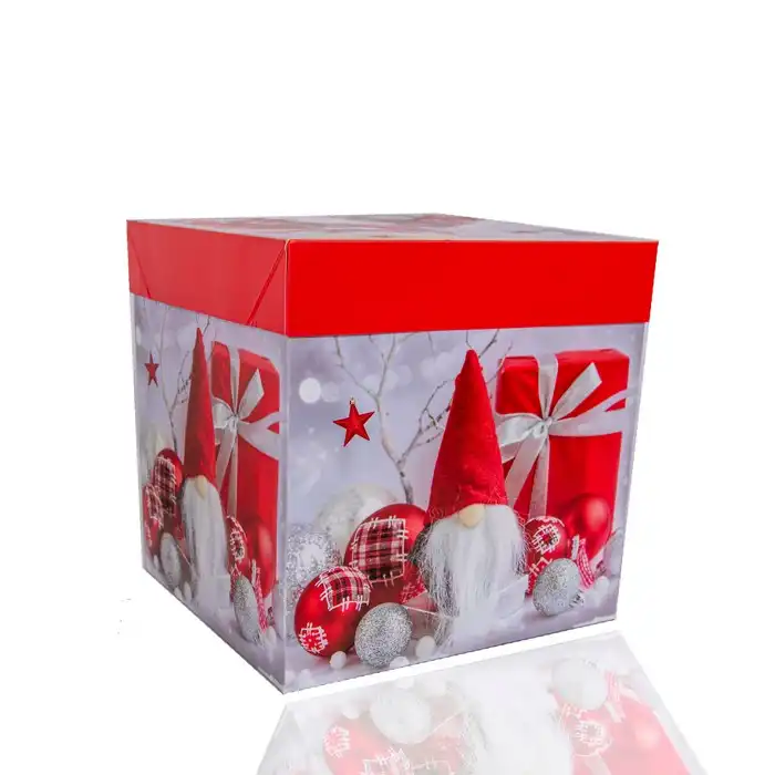 Подарочный пакет, GLOBAL CHRISTMAS, Рождество, 20cм, Бумага