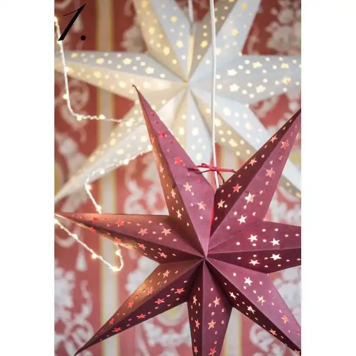 Световая инсталляция, GLOBAL CHRISTMAS, 45см, Теплый Белый, Бумага