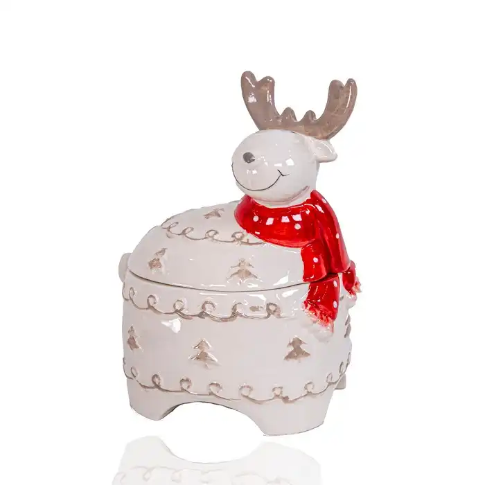 Cumpara  Vase decorative de Crăciun - Новогоднее украшение, GLOBAL CHRISTMAS, ОЛЕНЬ..