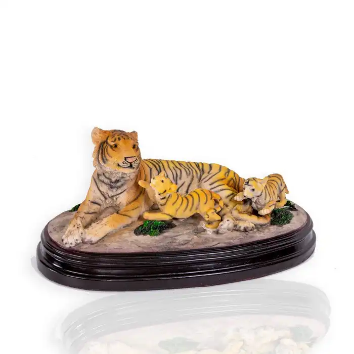 Рождественская фигурка, GLOBAL CHRISTMAS, Керамика, Тигр, Оранжевый, 18см, 35см