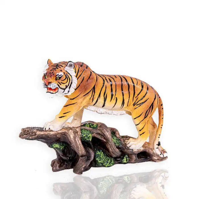 Рождественская фигурка, GLOBAL CHRISTMAS, Керамика, Тигр, Оранжевый, 11 см, 31см