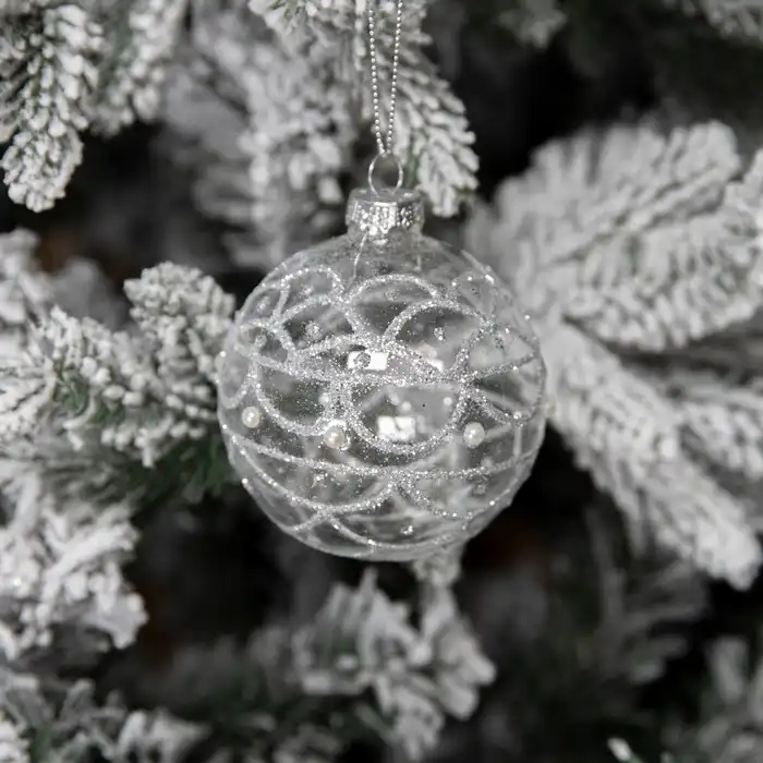 Cumpara  Bile de Crăciun - Новогодний шар, GLOBAL CHRISTMAS, Cеребристый..