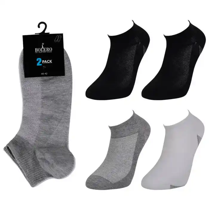 Мужские носки, BOLERO, 70%Хлопок/28%Полиэстер/2%Эластан, Средние, 40-44, 200 ниток