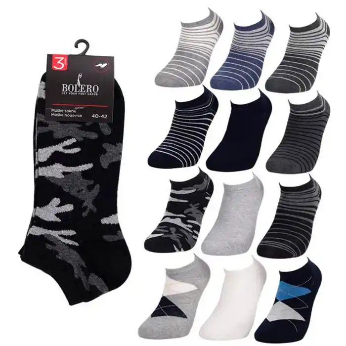 Женские носки, BOLERO, 80%Хлопок/2%Эластан/18%PO, Различные Цвета, 40-44