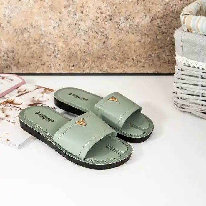 Женские тапки, RIMA&JOUDI, Для Женщин, 37-41, Зеленый