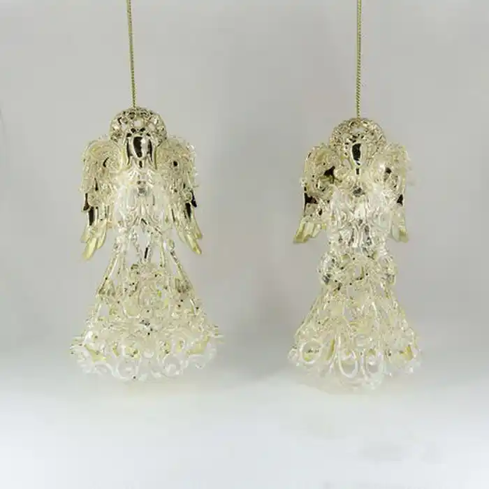 Елочные украшение, GLOBAL CHRISTMAS, Ангел, Золотистый