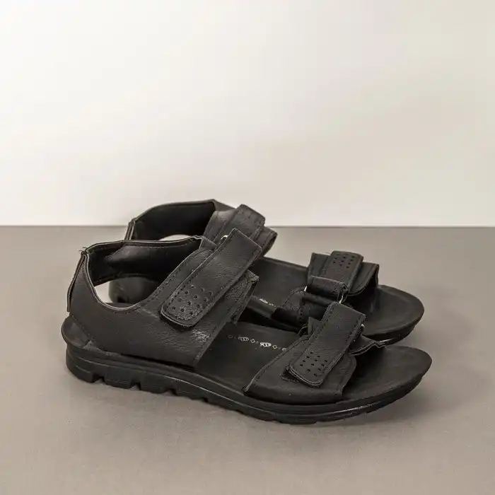 Мужские сандали, GOLD STAR, 40-45, Черный, Эко Кожа