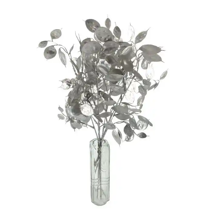 Декоративный рождественский цветок, GLOBAL CHRISTMAS, Эвкалипт, Шампань, 45 см