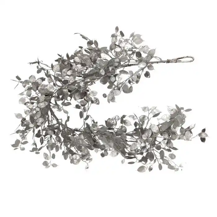 Ветка новогодняя, GLOBAL CHRISTMAS, Эвкалипт, Шампань, 150cм