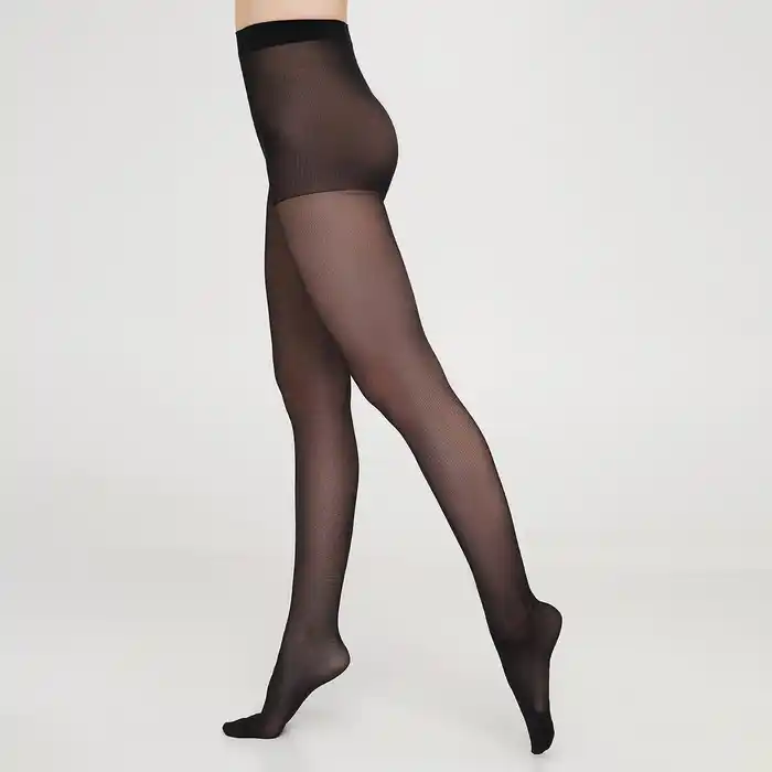 Колготки женские, GIULIA, 5-XL, Черный