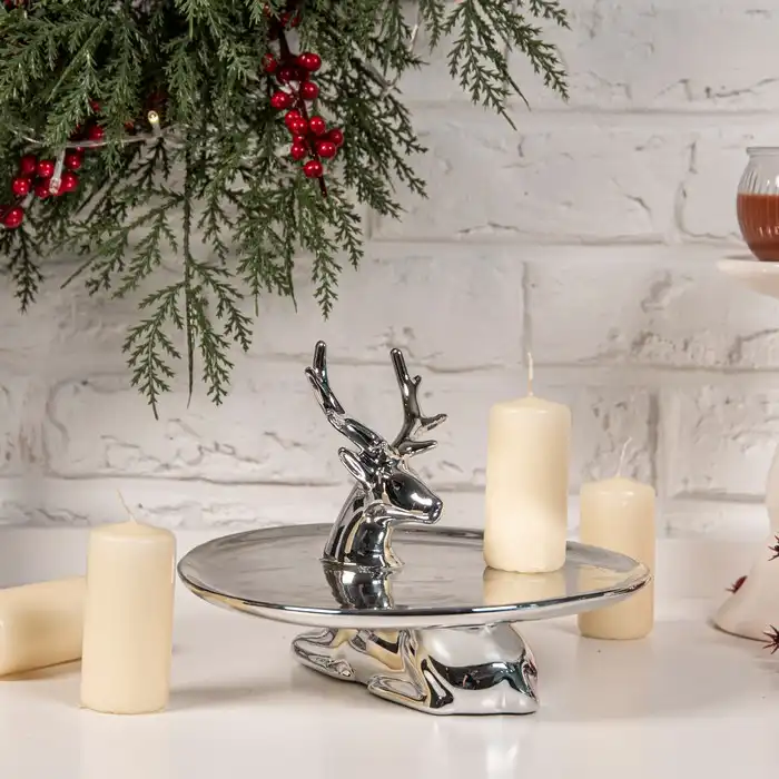 Рождественский городок 21.5x21.5x15.2, Керамика