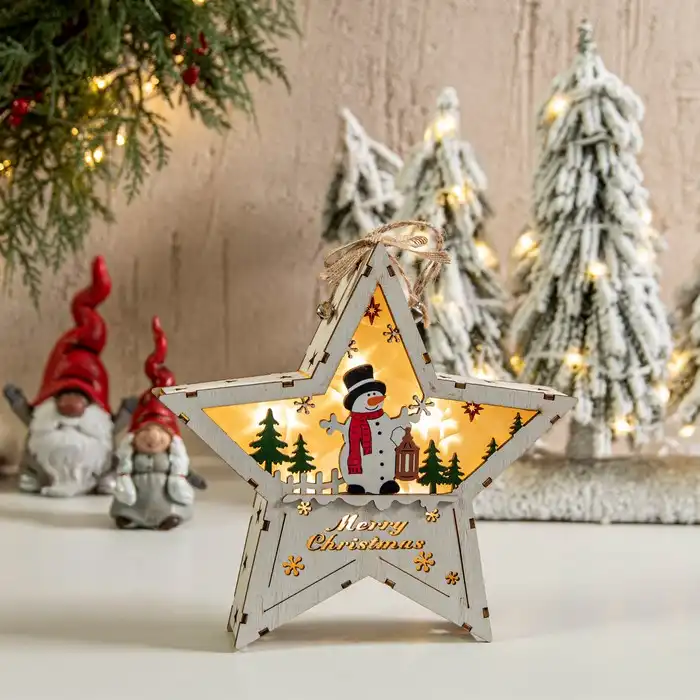 Купить  Рождественские фигурки - Новогоднее украшение, GLOBAL CHRISTMAS, Звезд..