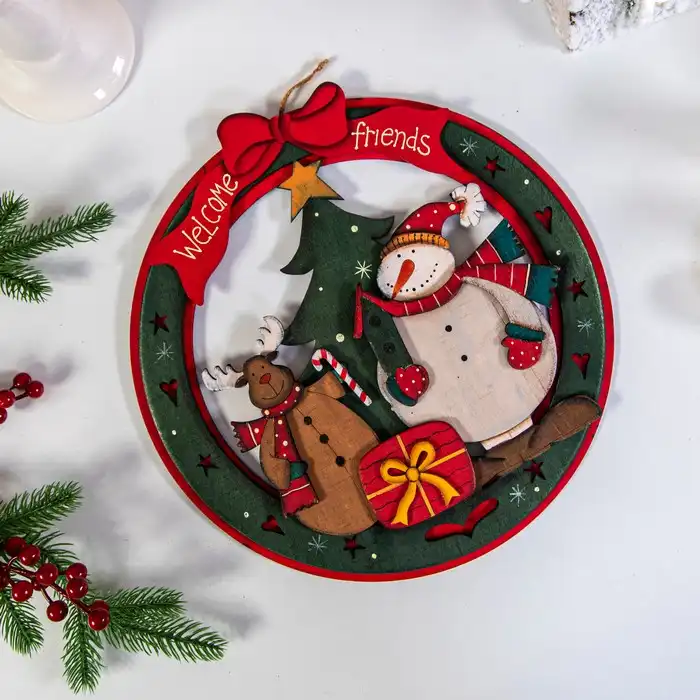 Чаша, GLOBAL CHRISTMAS, 31cм, Дерево