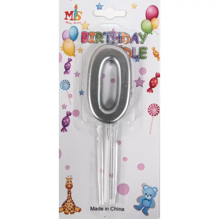 Cumpara  Lumânări pentru prăjituri - Свеча 7см, Cеребристый, Металлический, Парафи..