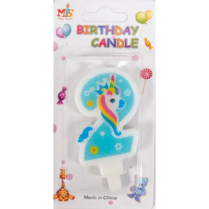 Свеча 7см, Разноцветный, Парафин