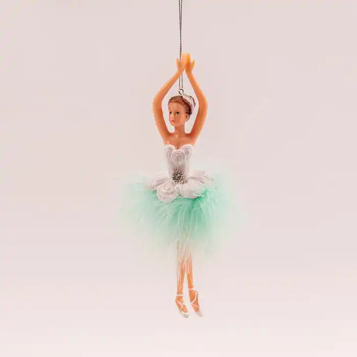 Новогоднее украшение, GLOBAL CHRISTMAS, 19см, Светло-Зеленый