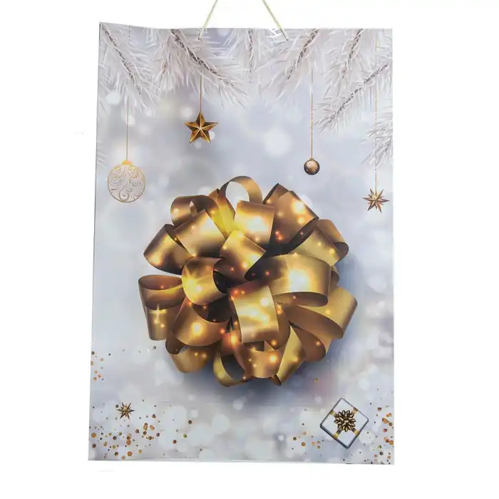 Подарочный пакет, GLOBAL CHRISTMAS, 72x50x18cm, Бумага