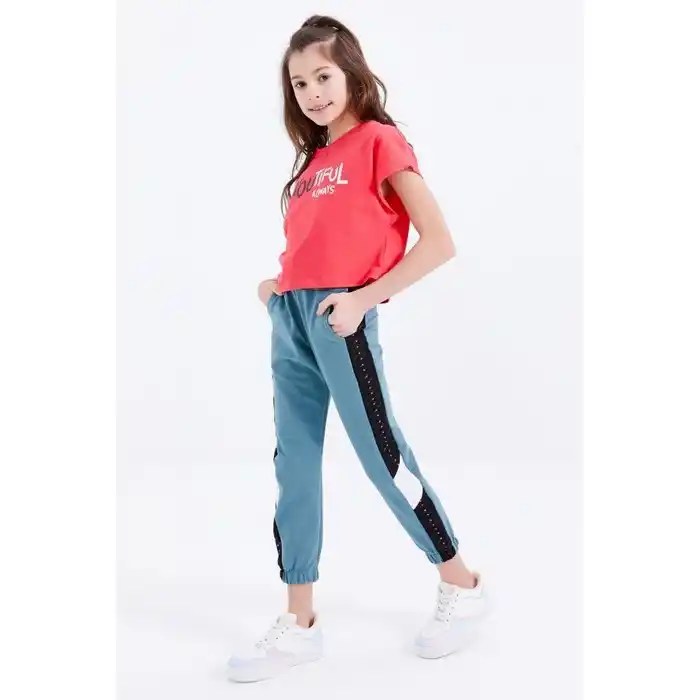 Спортивные штаны, TOMMY LIFE, Детей, Хлопок с добавками, Различные Цвета