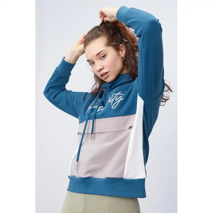 Толстовка, TOMMY LIFE, Женщин, Хлопок с добавками, Различные Цвета