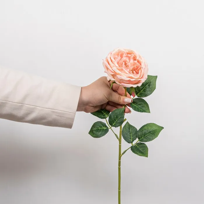 Cumpara  Plante și flori artificiale - Искусственный букет Роза, Персиковый, 63см..