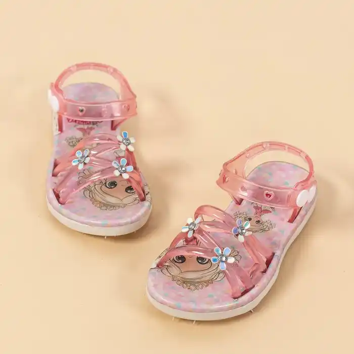 Детские сандали, GEZER, 21-25, Фуксия, Силикон, Полиуретан