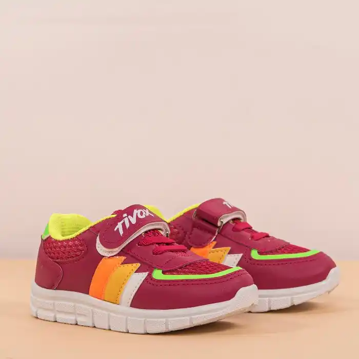 Детские кроссовки, TIVOX, 22-26, Фу..