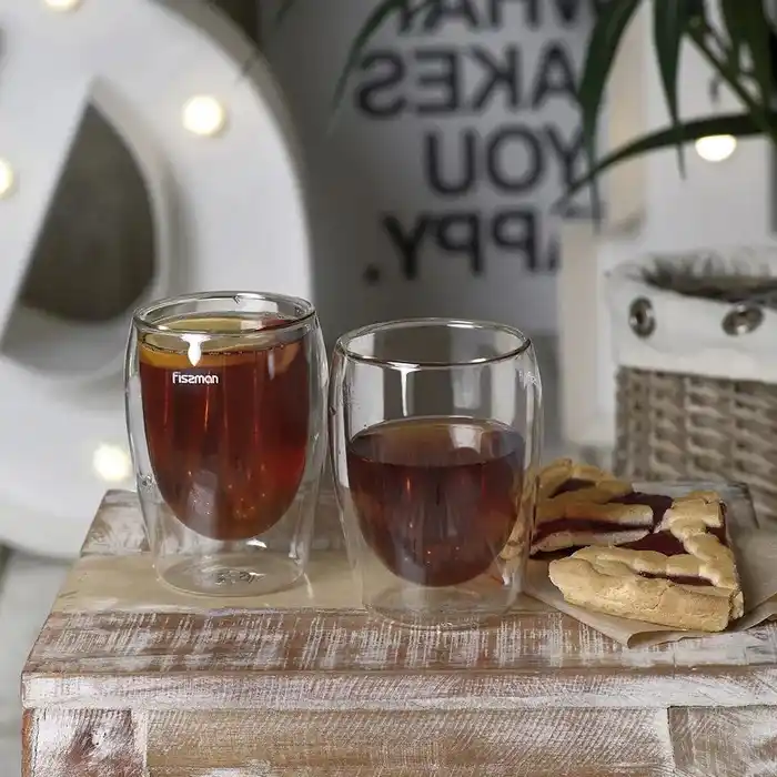 Набор из 2 стаканов, FISSMAN, Стекло, 300мл