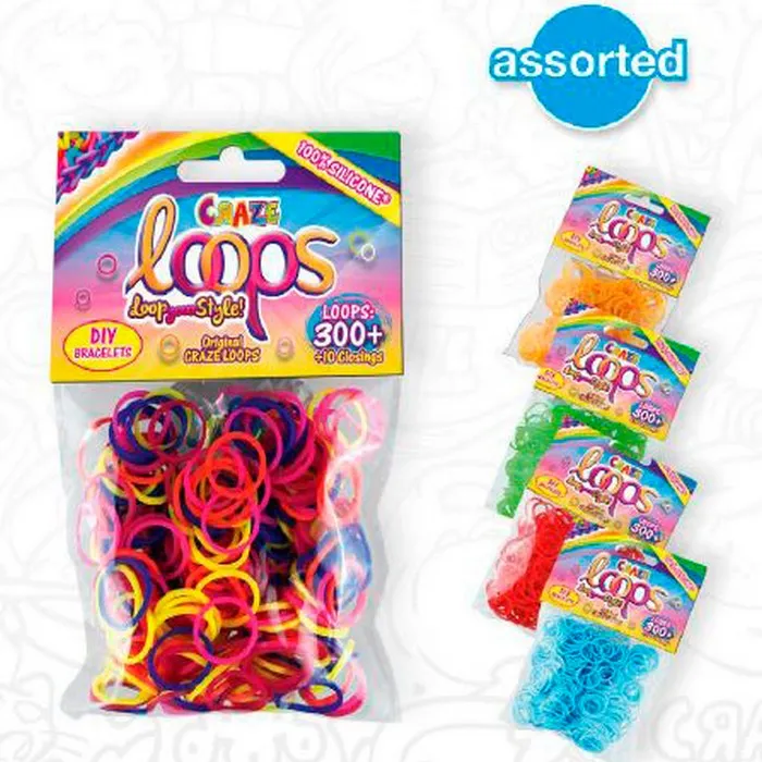Набор для творчества mini mosaic stickers, CRAZE, LOOPS, 300 Buc
