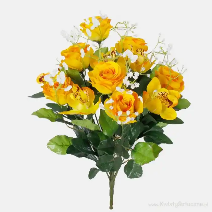 Искусственный букет, Faktor, Роза, Различные Цвета, 44см