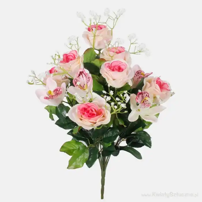 Искусственный букет, Faktor, Роза, Различные Цвета, 44см