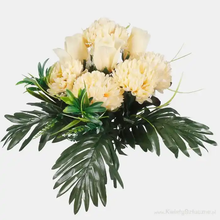 Искусственный букет, Faktor, Роза / Хризантема, Различные Цвета, 38см