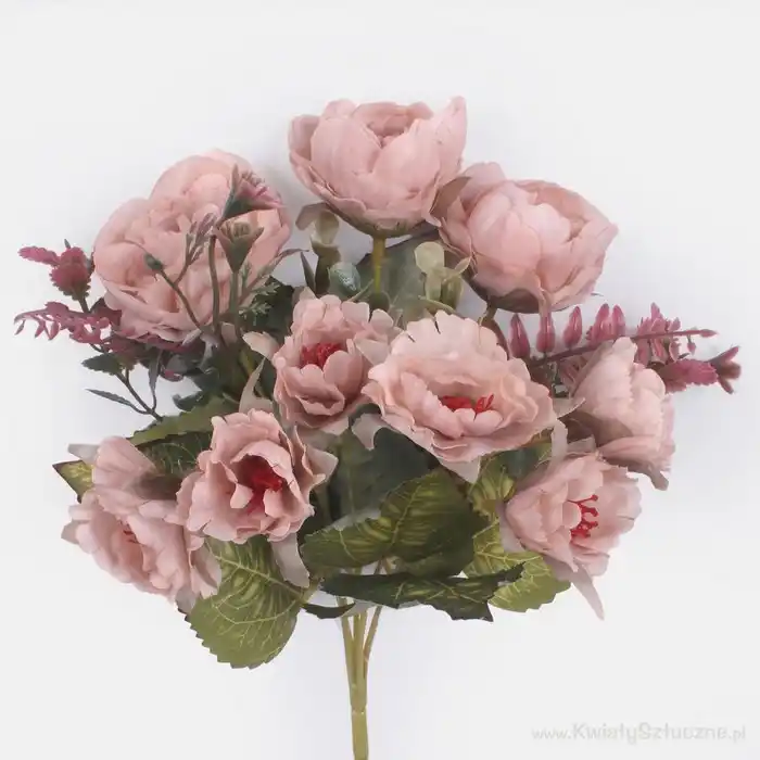 Искусственный букет, Faktor, Камелия, Различные Цвета, 28см